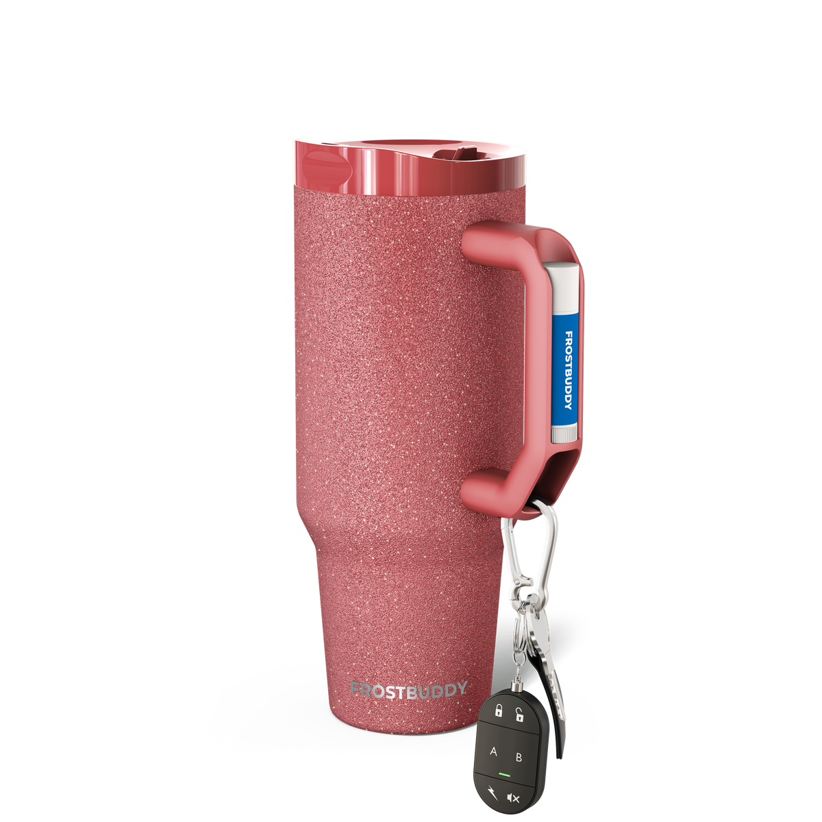 Thicc Buddy 40oz | Burgundy Glitz